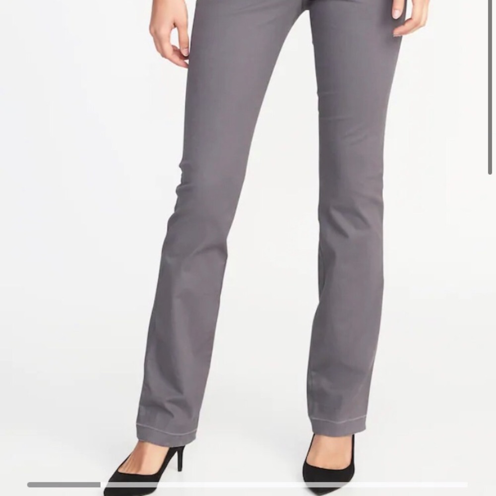 Old Navy Mid rise boot cut khakis